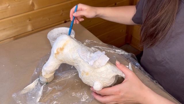 DIY| Пасхальный зайчик из папье-маше | Весенний декор смотреть онлайн