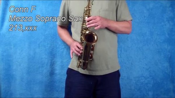 Conn F Mezzo Soprano Sax 213xxx
