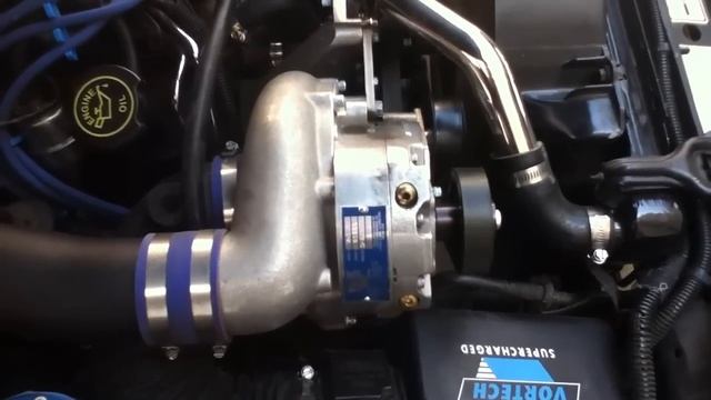 Vortech V3 Sci Trim supercharger on 1993 Cobra Mustang смотреть онлайн
