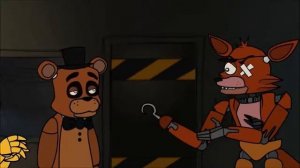 Смешной мультик про фнаф. Пять ночей с Фрреди.