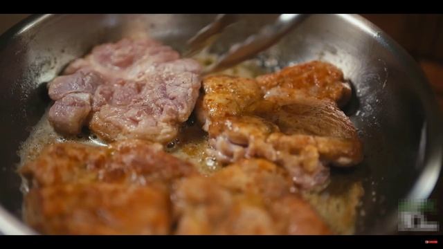 Рецепт вкусной курицы на сковороде с чесноком смотреть онлайн