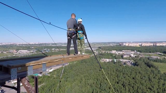 Прыжки с 88 метровой Трубы с командой RAPT - Елена 3 смотреть онлайн
