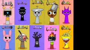 Персонажи спрунки - ПОМОГИТЕ  ВОСТАНОВИТЬСЯ Спрунки Incredibox! Анимация #спрунки