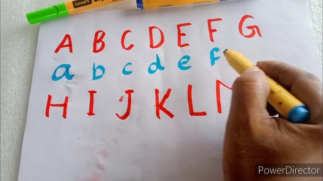 A B C D English Alphabets For Kids | a.b.c.d.e song for kids| Writing ABCD Alphabet #drawing смотреть онлайн