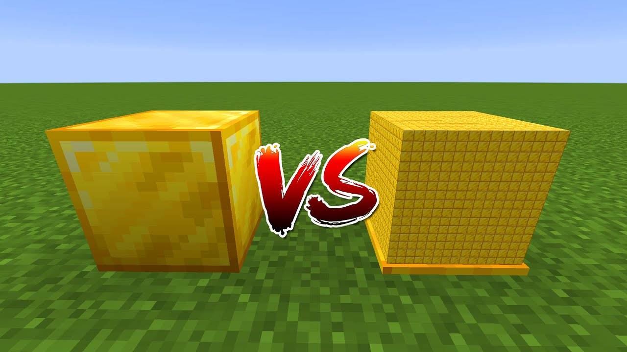 Золотой Блок Vs 4096 Мини Золотой Блок