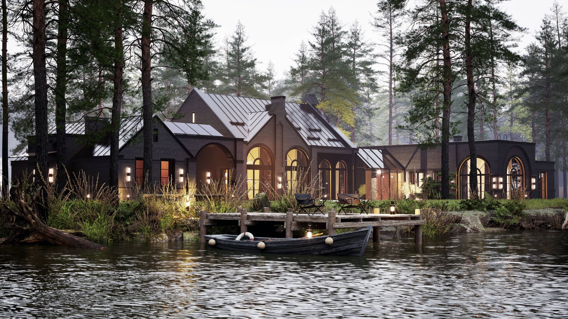 Загородный дом в стиле Современный Голландский Модерн