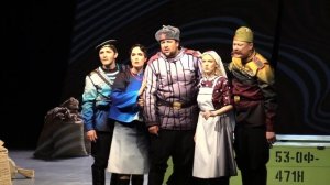 Спектакль "Василий Теркин" Московского театра Школа драматического искусства