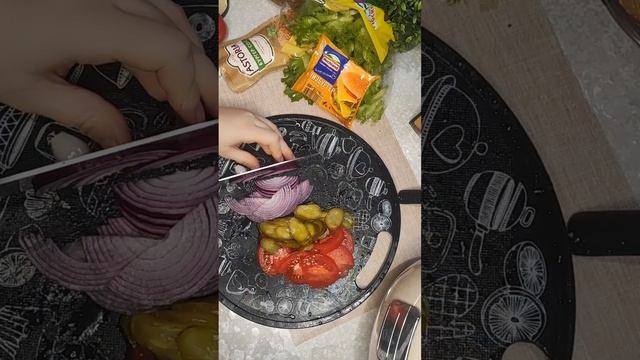 рецепт торт-бургер. порадует каждого