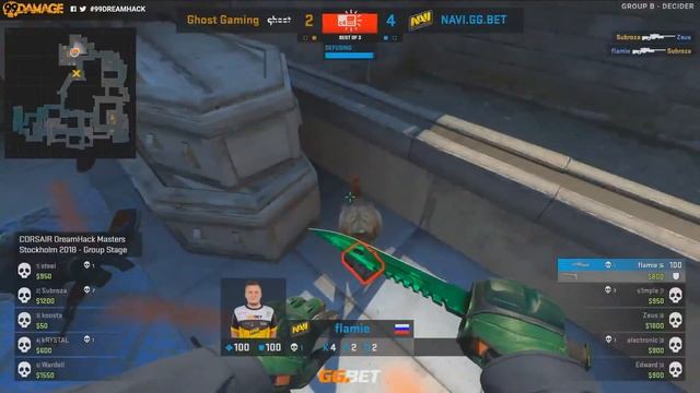 🔴S1MPLE РЕЖЕТ; РЕШАЮЩАЯ КАРТА ДЛЯ NAVI ЗА ВЫХОД В ПЛЕЙ-ОФФ DreamHack Masters 2018 смотреть онлайн