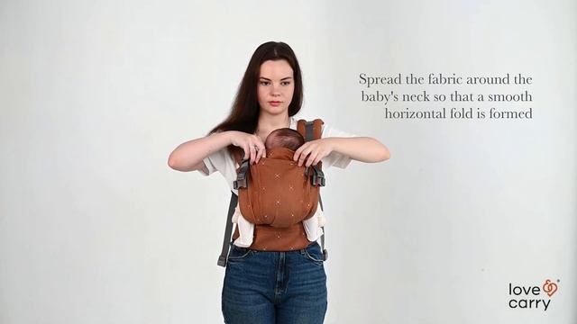 Love&Carry ONE Baby Carrier. Front Carry H Straps 0-4 M