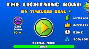 прохождение the lighting road в геоми три Даш.by timeless real