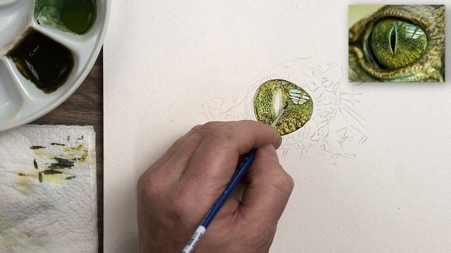 REALISTIC Eye Watercolor PAINTING (Part 3) смотреть онлайн