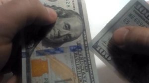 Как отличить фальшивые доллары от настоящих. Простой способ проверки долларов на оригинальность.