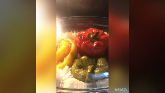 Capsicums Stuffed with potatoes || Capsicum and leftover boiled Rice || Stuffed Capsicum steam/fry. смотреть онлайн