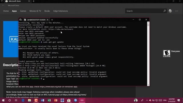 Installing Kali Linux On Windows 10 смотреть онлайн