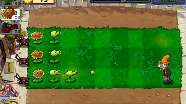 НА МОЙ ДОМ НАПАЛИ ЗОМБИ И Я ЗАЩИЩАЮСЬ РАСТЕНИЯМИ. РАСТЕНИЯ VS ЗОМБИ смотреть онлайн