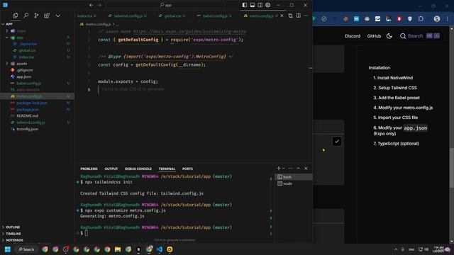 4 - Setup Nativewind смотреть онлайн