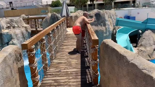 Sol Barbados hotel Mallorca Water park pool area slides Melia walk through Tour Spain смотреть онлайн