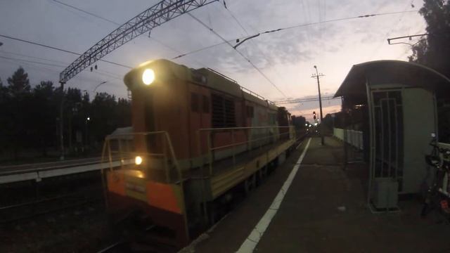 Нарезка железнодорожного из велопоездки. смотреть онлайн