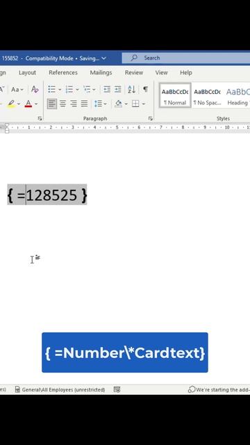 How to Convert a Number to Words in Microsoft Word - Quick and Easy Method #word #number #words смотреть онлайн