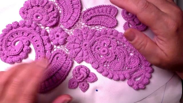 Рассказываю о том что вяжу ирландским кружевом и подарок к нему/Ирландское кружево вязание крючком.