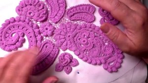 Рассказываю о том что вяжу ирландским кружевом и подарок к нему/Ирландское кружево вязание крючком.