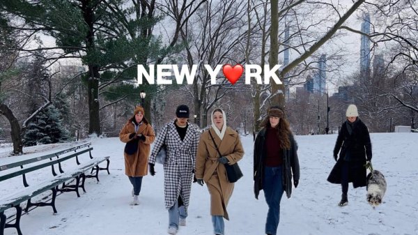 NYC Walk🗽Beautiful Snowfall in New York City ☃️❄️Central Park to Upper East Side | Jan 2025