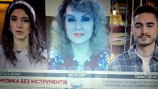 Игра на бокалах в эфире канала KYIV LIVE смотреть онлайн