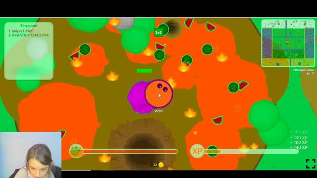 Играю в Mope.io без скина смотреть онлайн