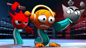 КРУТАЯ БИТВА Суперсемейки Спрунки против Кальмара СПРУНКИ мультфильм