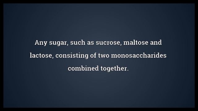 Disaccharide Meaning смотреть онлайн