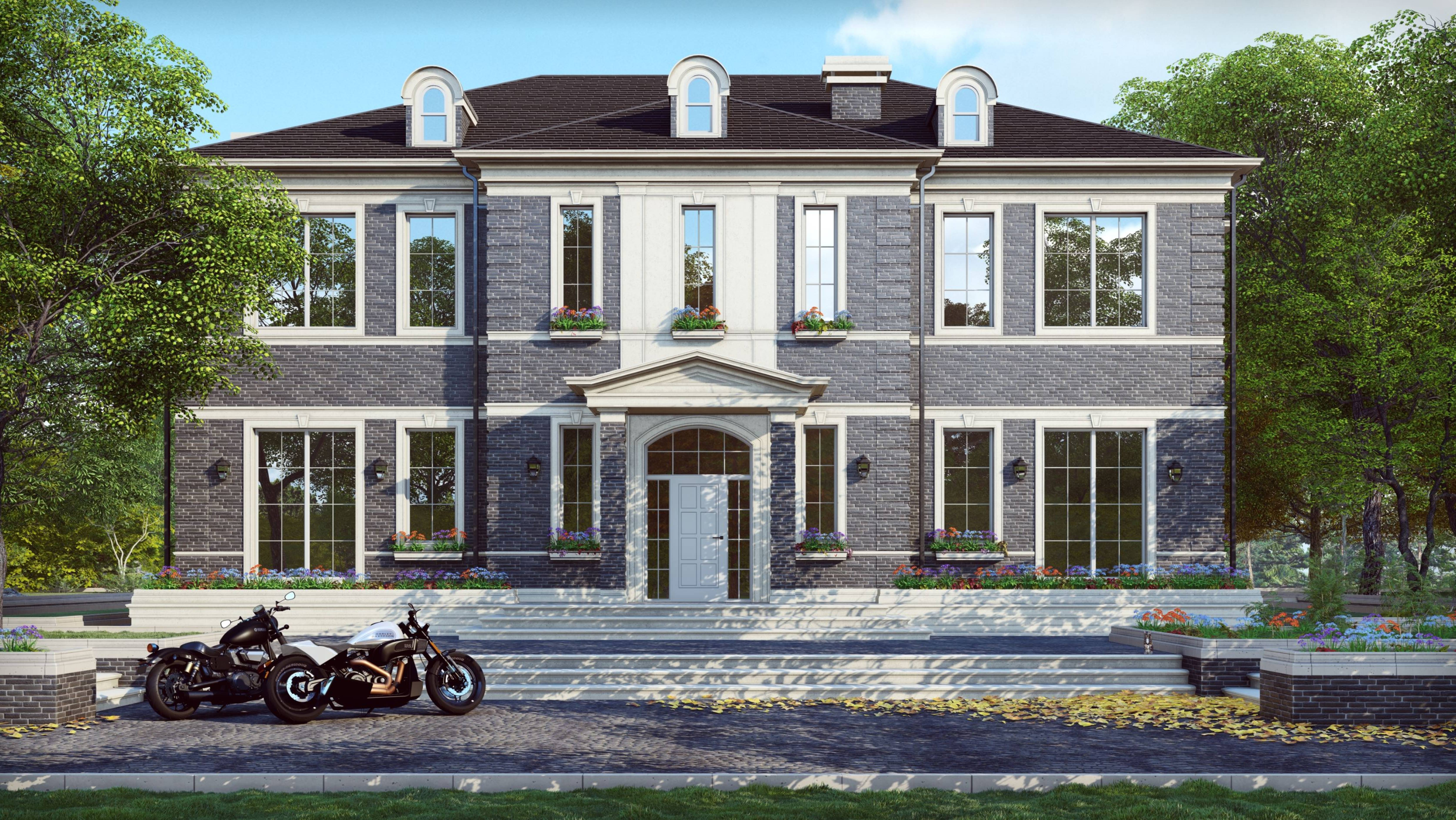 Загородный дом в классическом стиле