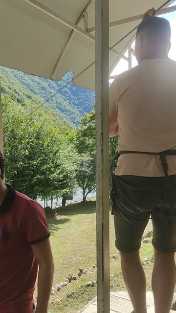 Абхазия, развлечения по дороге на озеро Рица смотреть онлайн