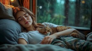 🌧️Звуки дождя для хорошего сна и расслабления - Видео сна и расслабления ума. ASMR белый шум