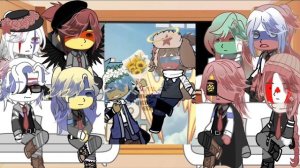 •|Реакция стран на тт|•+•|реакция новых персонажей на старых|•