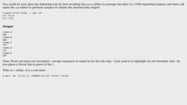 Replace odd lines in one text file with the corresponding odd lines in another text file using... смотреть онлайн