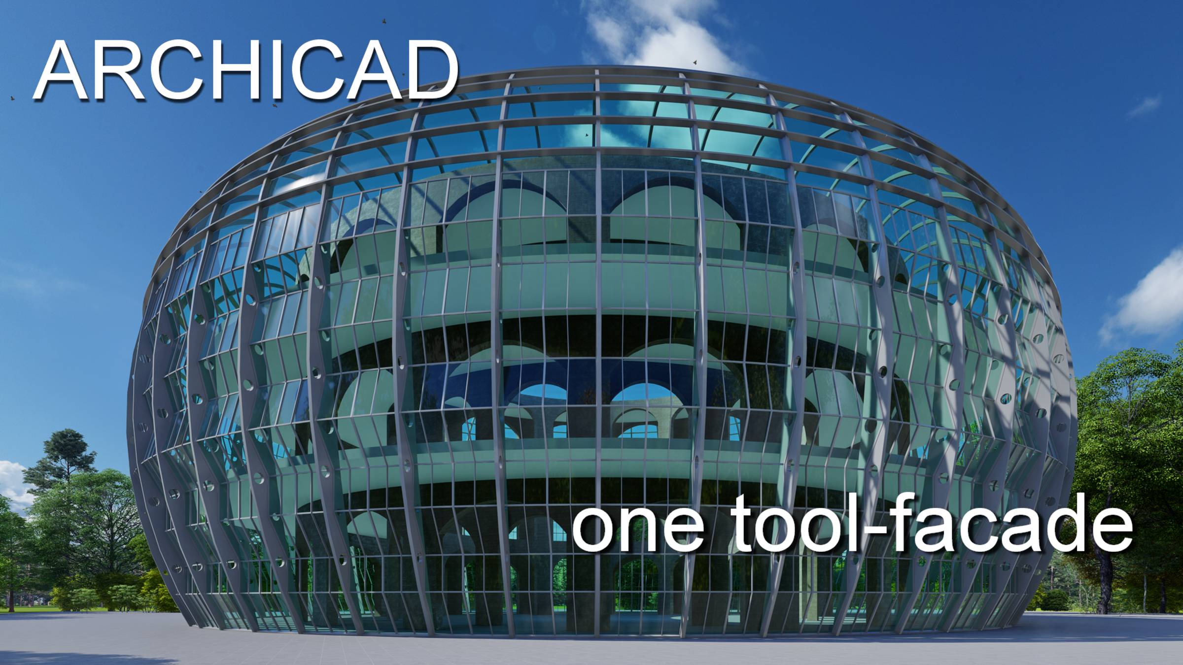 ARCHICAD- ONE TOOL-FACADE смотреть онлайн