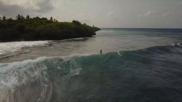 Flying a DRONE over the world's best surfers in the MALDIVES! смотреть онлайн