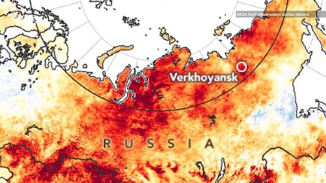 NASA Maps 'Unusually Long-Lived' Heat Wave in Siberia смотреть онлайн