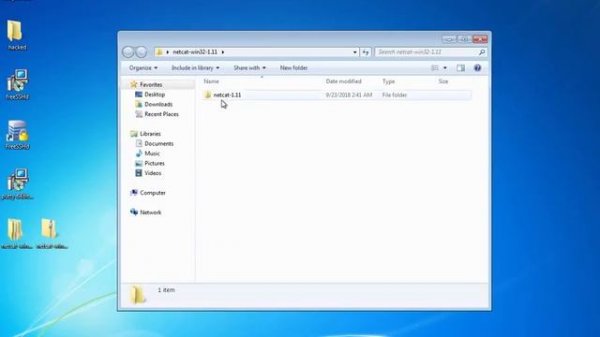 Netcat Tutorial : configuration of netcat in windows