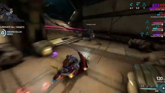 Warframe Mesa Prime The Steel Path смотреть онлайн