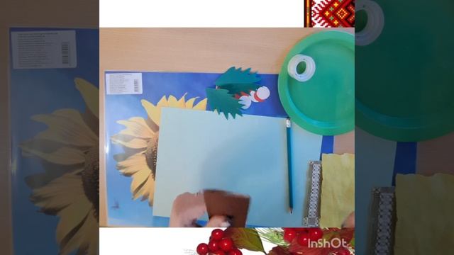 Майстер клас з аплікації "Калина - символ України" смотреть онлайн