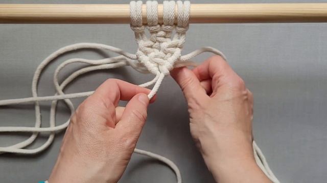 Makramee põhisõlmed - osa 22/ Macrame Tutorial For Beginners/ pattern elements for your projects. смотреть онлайн