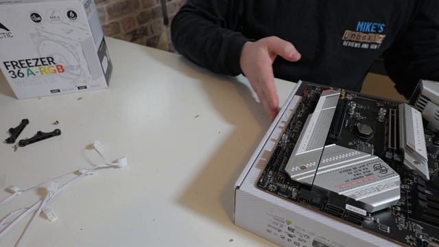 How To Install Arctic Freezer 36 ARGB CPU Cooler AMD AM4 AM5 Ryzen Sockets смотреть онлайн