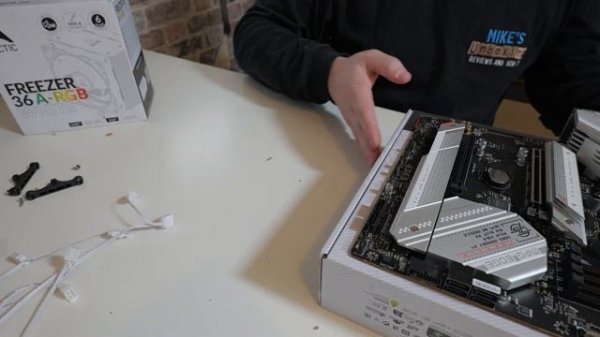 How To Install Arctic Freezer 36 ARGB CPU Cooler AMD AM4 AM5 Ryzen Sockets