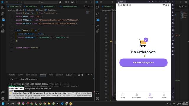 16 - Developing Orders Screen смотреть онлайн