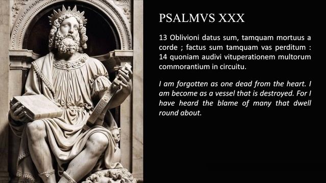 Psalm 30 - Latin reading (Clementina - psalmus tricesimus) смотреть онлайн