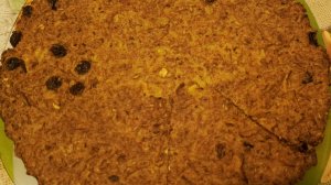 ПИРОГ К ЧАЮ ИЗ ОВСЯНЫХ ХЛОПЬЕВ БЕЗ МУКИ