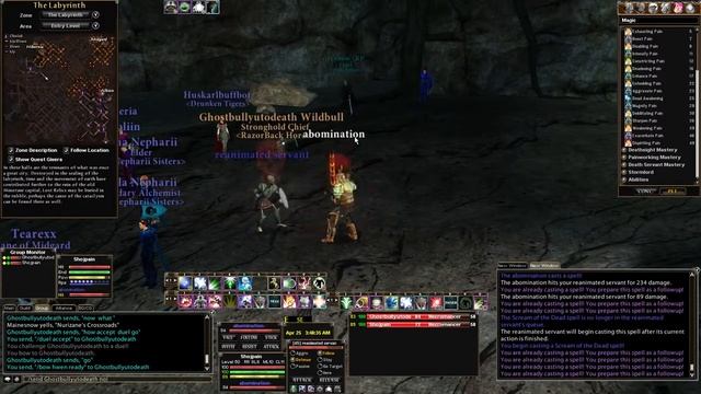 DAoC Shojpain vs Ghostbullyyoutodeath, Necro Duel! смотреть онлайн