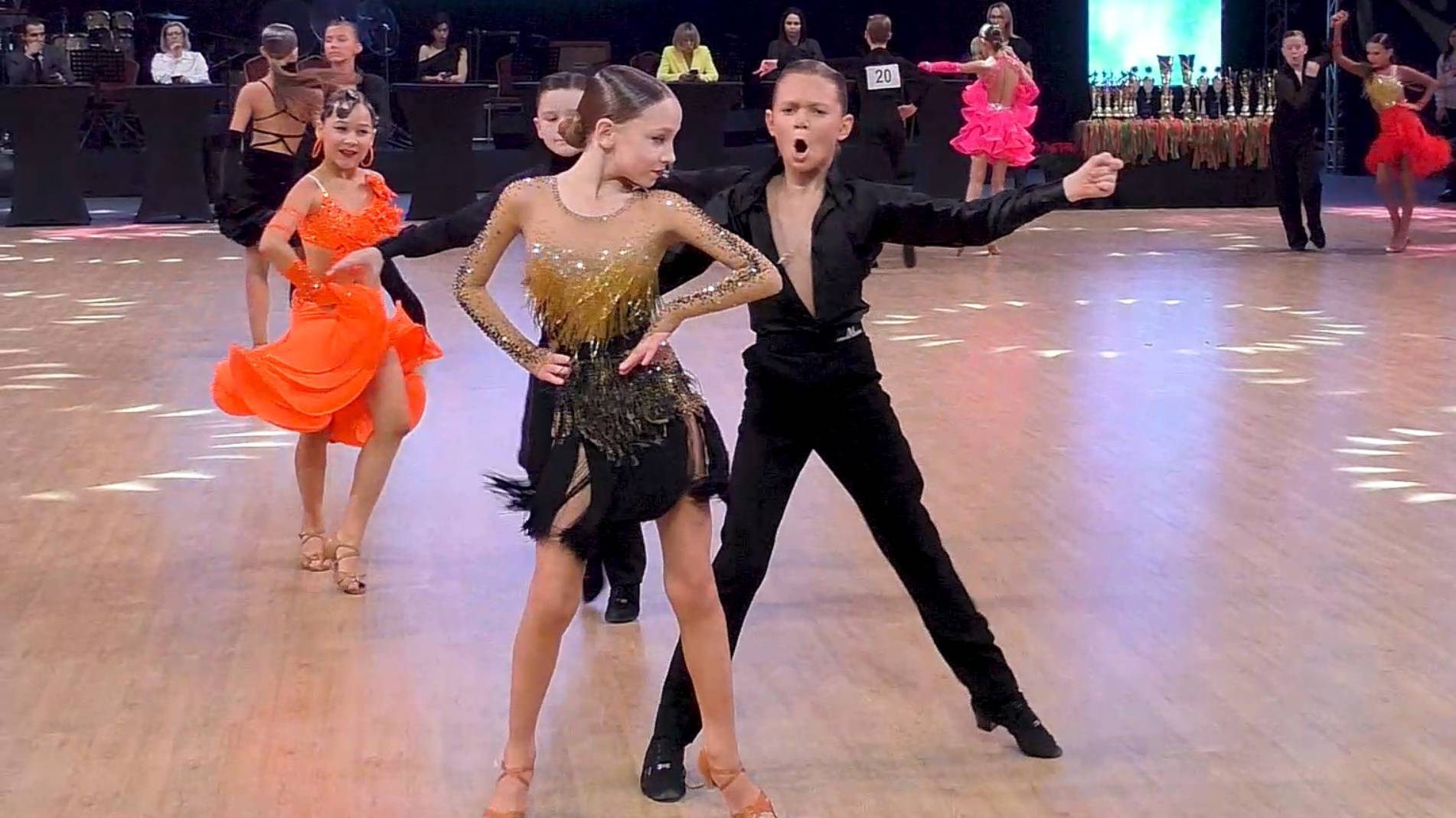 Юниоры 1 La (D): ча-ча-ча, самба, румба, джайв. Minsk Open Championship 2025 (Минск, 15.02.2025) смотреть онлайн